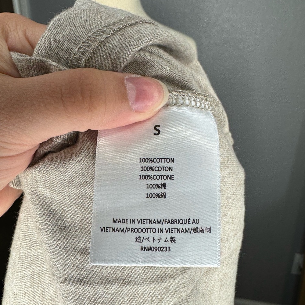 Essentials Beige Long Sleeve Shirt - Picture 6 of 6